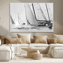 Yacht Sailboat Regatta Canvas Wall Art Canvas Print