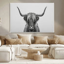 Farmhouse Longhorn Wall Art Canvas Print, Longhorn Texas by MyGreatCanvas | Canvas Wall Art Prints | Photo Prints & Wall Decor