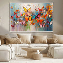 Abstract Butterfly Wall Art Canvas Print