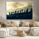 Fellowship Journey Wall Art – Fantasy Adventure Canvas Print by MyGreatCanvas | Canvas Wall Art Prints | Photo Prints & Wall Decor
