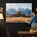 Vintage Old Barn Field Wall Art Canvas Print for Farmhouse by MyGreatCanvas | Canvas Wall Art Prints | Photo Prints & Wall Decor