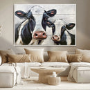 Vintage Baby and Mom Cattle Wall Art Canvas Print by MyGreatCanvas | Canvas Wall Art Prints | Photo Prints & Wall Decor