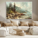Abstract Acadia National Park Wall Art Canvas Print -