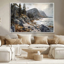 Serene Coastal View of Acadia National Park - Stunning