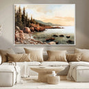 Serene Coastal View of Acadia National Park Wall Art -