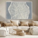 Abstract Tree Ring Wall Art Canvas Print – Nature-Inspired,