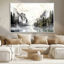 Yosemite Valley Wall Art Canvas Print – Framed and Ready to