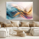 Abstract Flowing Colors Wall Art Canvas Print