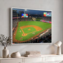 Angel Stadium Aerial Canvas Print – Los Angeles Angels