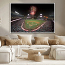 Fireworks at Angel Stadium – Los Angeles Angels Canvas