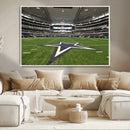 Dallas Cowboys Football Team Print - Arlington AT&T Stadium by MyGreatCanvas | Canvas Wall Art Prints | Photo Prints & Wall Decor