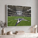 Dallas Cowboys Football Team Print - Arlington AT&T Stadium