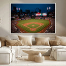 St. Louis Cardinals Baseball Team Print - Busch Stadium Wall by MyGreatCanvas | Canvas Wall Art Prints | Photo Prints & Wall Decor