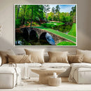 Augusta National Golf Club Wall Art - Panoramic Bridge & by MyGreatCanvas | Canvas Wall Art Prints | Photo Prints & Wall Decor