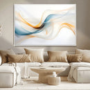 Decorative Turquoise Abstract Wave Wall Art Canvas Print by MyGreatCanvas | Canvas Wall Art Prints | Photo Prints & Wall Decor