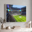 Tottenham Hotspur Stadium Canvas Print, Match Day Triple