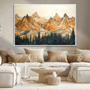 Rustic Wood Mountain Wall Art Print | Triptych Giclee Print by MyGreatCanvas | Canvas Wall Art Prints | Photo Prints & Wall Decor