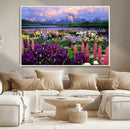 Wildflower Canvas Print – Blooming Floral Meadows with