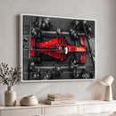 Ferrari Pit Stop Canvas Wall Art – Precision and Speed
