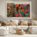 Framed Yayoi Kusama 1986 Wall Art Print – Japanese Wall Art