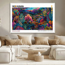 Framed Yayoi Kusama 1986 Wall Art Print – Japanese Wall Art