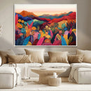 YAYOI KUSAMA Abstract Print - Landscape Canvas Wall Art by MyGreatCanvas | Canvas Wall Art Prints | Photo Prints & Wall Decor