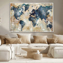 World Map Canvas Print – Framed Wall Art for Couples, by MyGreatCanvas | Canvas Wall Art Prints | Photo Prints & Wall Decor