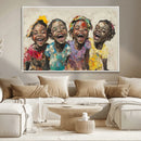 Shai Yossef style Joyful Childhood Canvas Wall Art - by MyGreatCanvas | Canvas Wall Art Prints | Photo Prints & Wall Decor