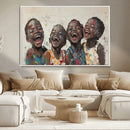 Shai Yossef Print - Joyful Childhood Canvas Wall Art -