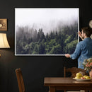 Misty Forest Wall Art | Foggy Forest Canvas Print | Large by MyGreatCanvas | Canvas Wall Art Prints | Photo Prints & Wall Decor