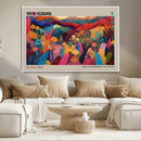 Yayoi Kusama Wall Art Canvas Print, Abstract Art, Large