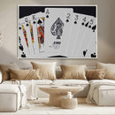 Poker Wall Art - Playing Cards Canvas Wall Art Print - Ace by MyGreatCanvas | Canvas Wall Art Prints | Photo Prints & Wall Decor