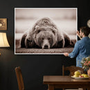 Grizzly Bear Wall Art Print - Bear Canvas Wall Art - Rustic by MyGreatCanvas | Canvas Wall Art Prints | Photo Prints & Wall Decor
