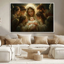 Mary Jesus Canvas Wall Art Print - Madonna and Child with