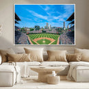 Wrigley Field Chicago Cubs Panoramic Art Multi-Piece Canvas