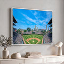 Wrigley Field Chicago Cubs Panoramic Art Multi-Piece Canvas