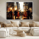 Abstract Jazz Art Wall Art Canvas Print – Colorful Musical