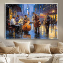 Colorful Jazz Wall Art - African American Music Canvas Print