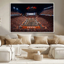 Texas Stadium Night Game Wall Art Canvas Print – Vibrant