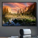 Yosemite Valley Wall Art Canvas Print – El Capitan Sunset
