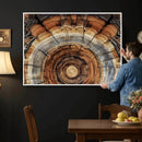 Tree Rings Wall Art Canvas Print – Rustic Wood Texture by MyGreatCanvas | Canvas Wall Art Prints | Photo Prints & Wall Decor