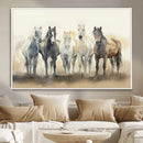 Wild Horses Wall Art Canvas Print, Framed Running Horses Art by MyGreatCanvas | Canvas Wall Art Prints | Photo Prints & Wall Decor