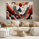 Abstract Mountain Wall Art Canvas Print – Vibrant Stylized by MyGreatCanvas | Canvas Wall Art Prints | Photo Prints & Wall Decor