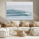 Ocean Waves Wall Art Canvas Print – Framed Surfer Lineup by MyGreatCanvas | Canvas Wall Art Prints | Photo Prints & Wall Decor