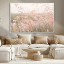 Pastel Grasses Wall Art Canvas Print – Framed Soft Meadow