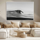 Black Wave Wall Art Canvas Print – Framed Abstract Surf by MyGreatCanvas | Canvas Wall Art Prints | Photo Prints & Wall Decor
