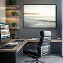 Coastal Cliffs Wall Art Canvas Print – Misty Ocean Seascape