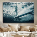 Underwater Surf Wall Art – Framed Ocean Wave Canvas Artwork, by MyGreatCanvas | Canvas Wall Art Prints | Photo Prints & Wall Decor