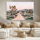 Joshua Tree Wall Art Canvas Print – Framed Desert Road Scene by MyGreatCanvas | Canvas Wall Art Prints | Photo Prints & Wall Decor
