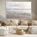 Ocean Waves Wall Art Canvas Print – Framed Coastal Shoreline by MyGreatCanvas | Canvas Wall Art Prints | Photo Prints & Wall Decor